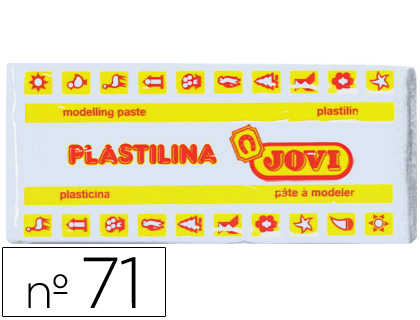 Barra 150g. plastilina Jovi 71 blanco